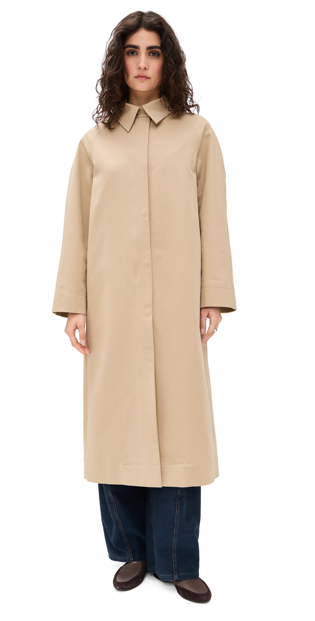 Vince Utility Trench Coat Sandbar