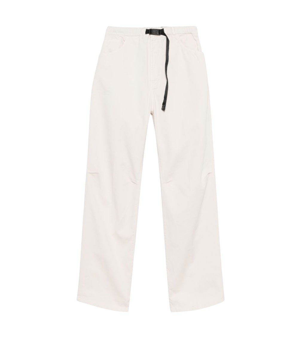 Off White Flat Front Pants