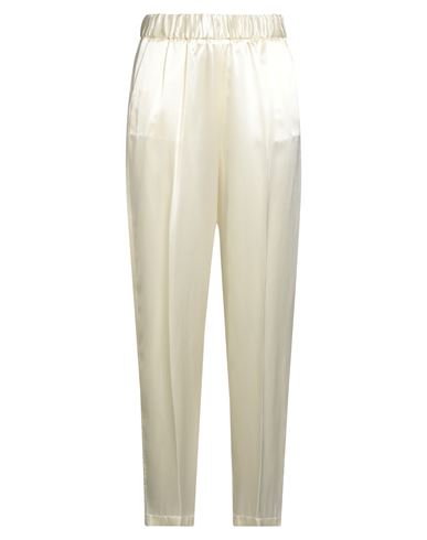 Forte_forte Woman Pants Pastel yellow Size 2 Acetate, Viscose