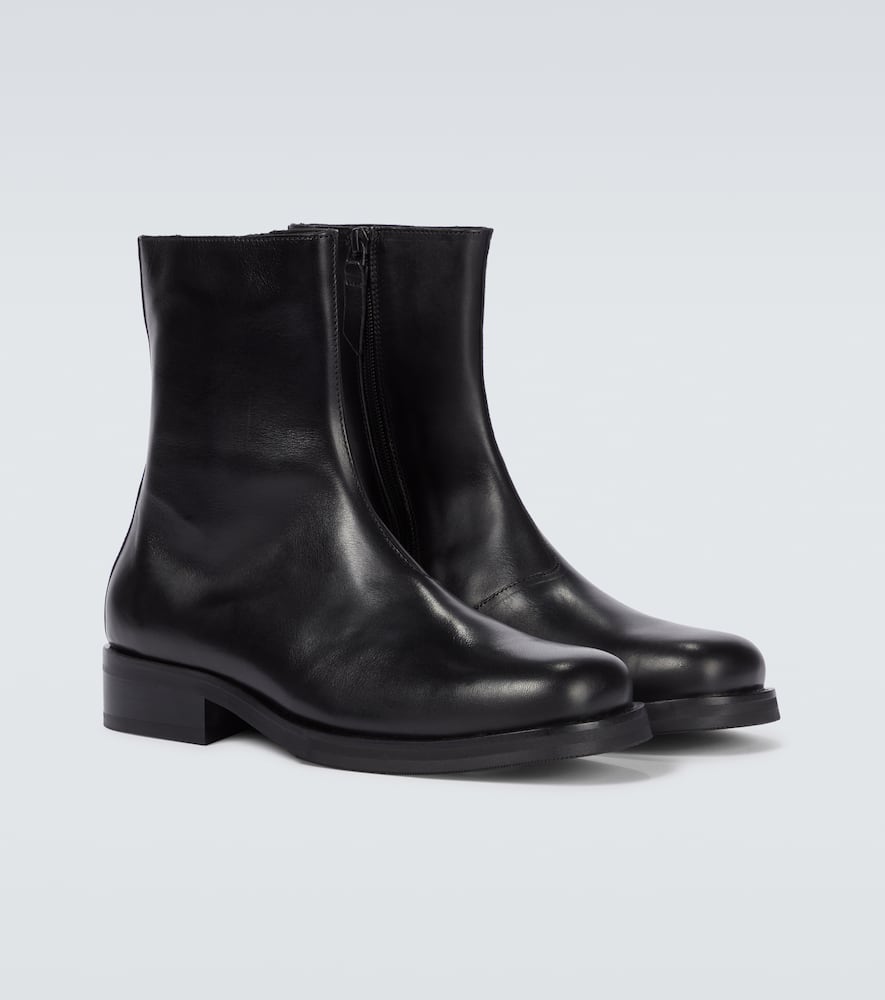 Our Legacy Camion leather Chelsea boots