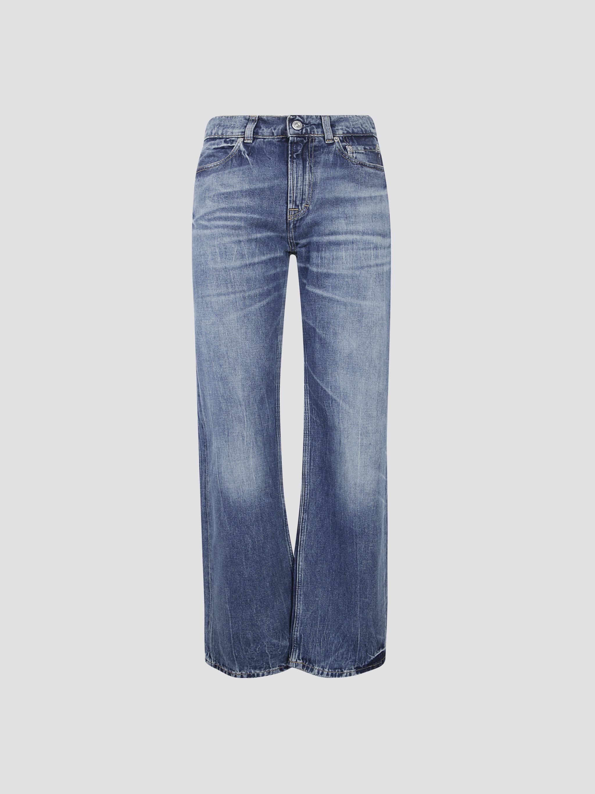 Cut Mini Jeans