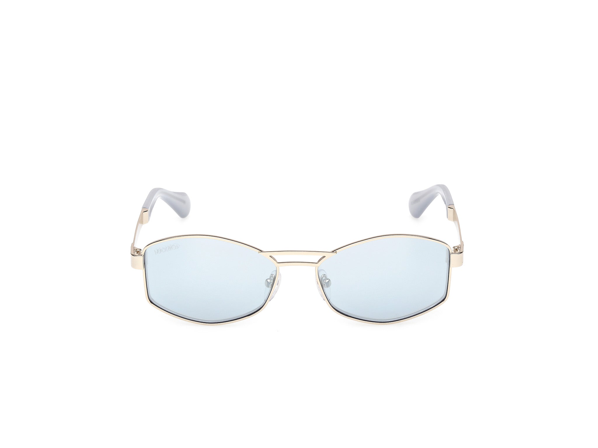MAX&Co Mujer MAX&Co MO0139 32X Gafas de sol Metal Oro Azul Geométrico Norma