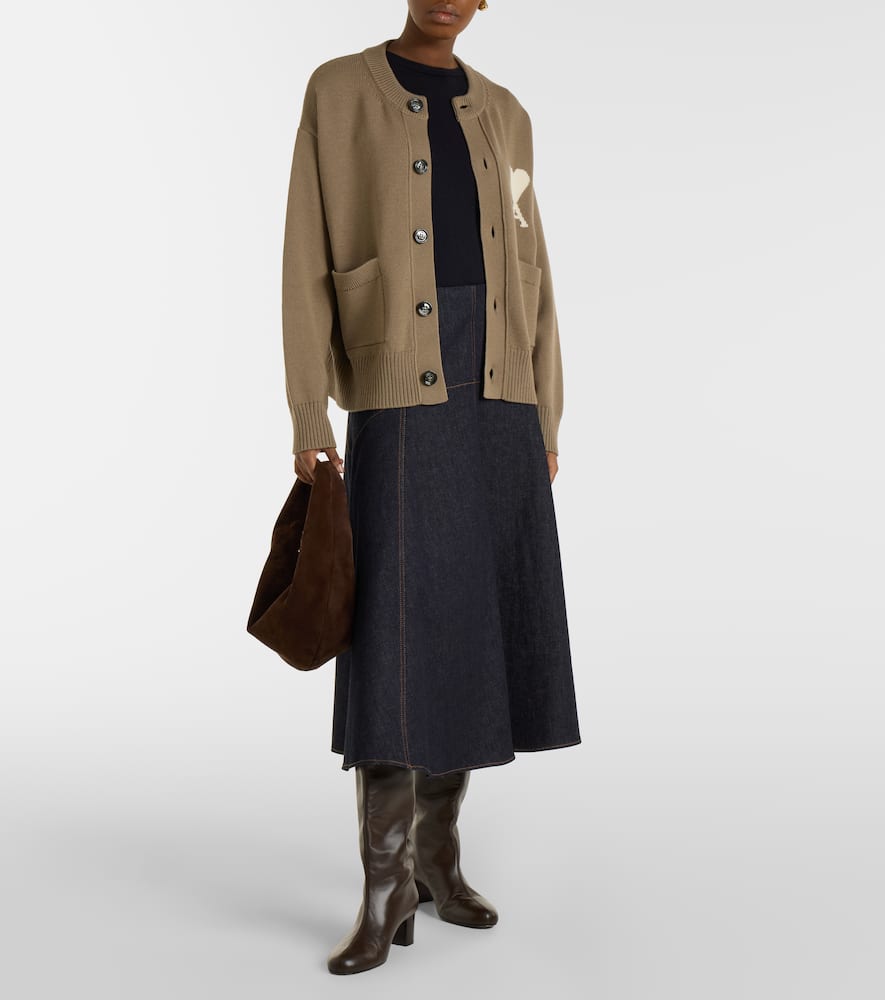 Ami de Caur wool and cotton cardigan