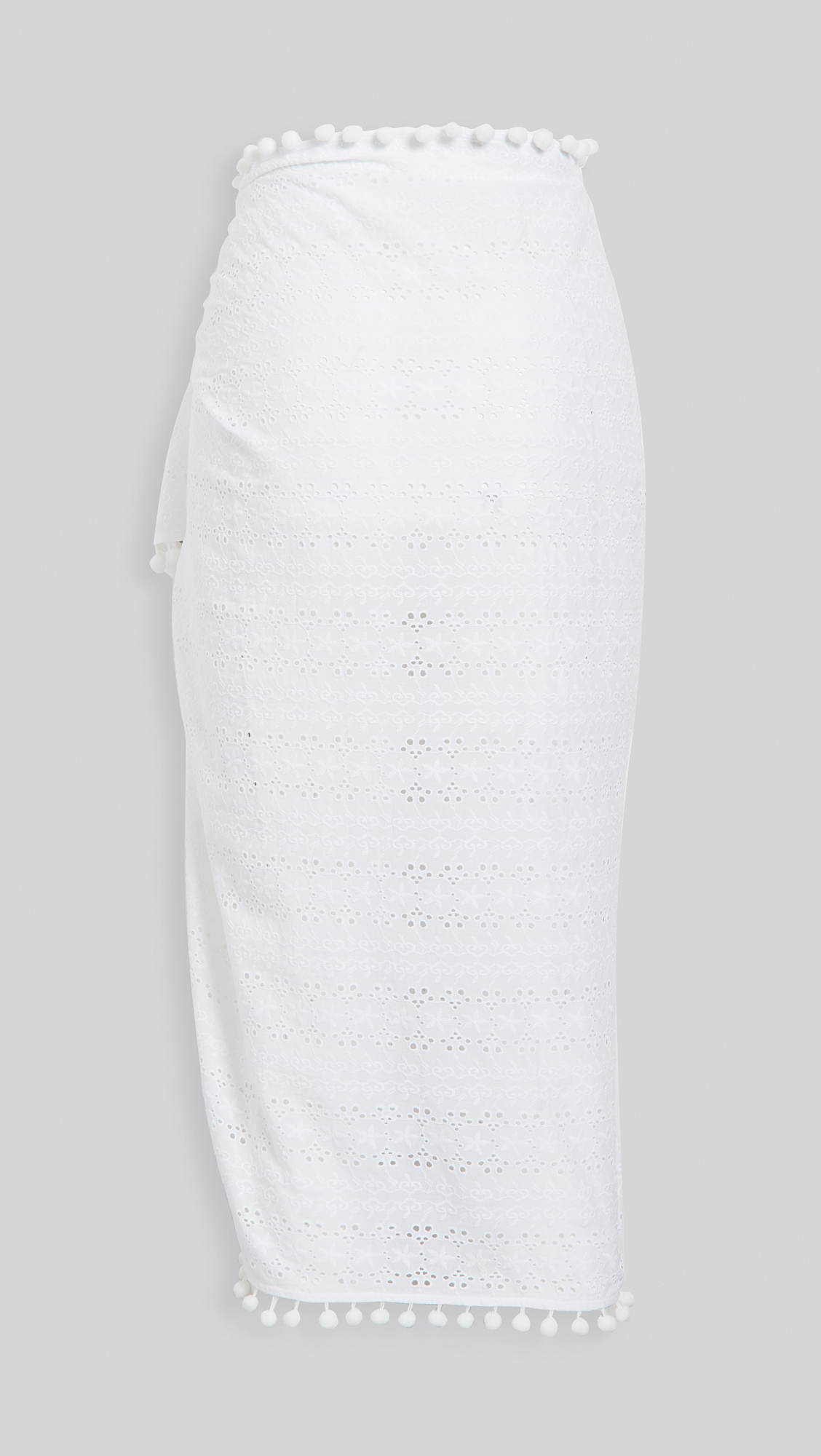 Eyelet Sarong White One Size