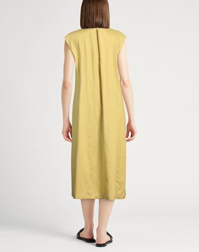 Fabiana Filippi Woman Midi dress Lime green Size 4 Linen