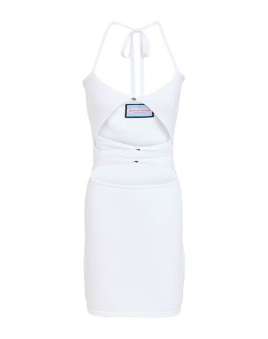 Eleonora Gottardi Woman Mini dress White Size M Viscose, Polyester