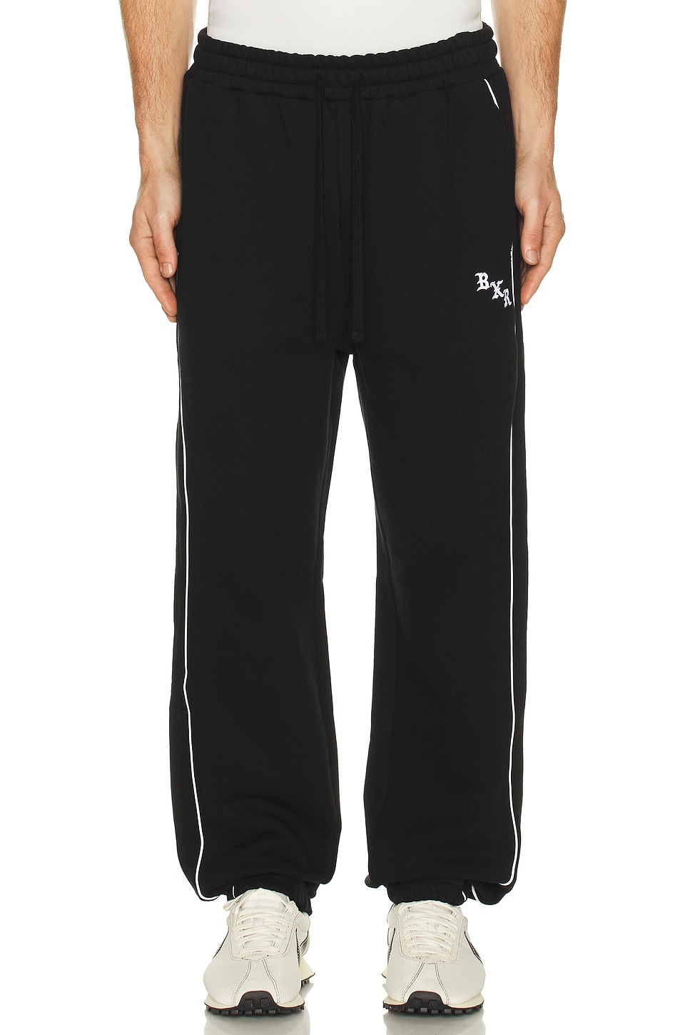 Born x Raised Bxr Piped Sweatpants in Black - Black. L also in M, S, XL/1X