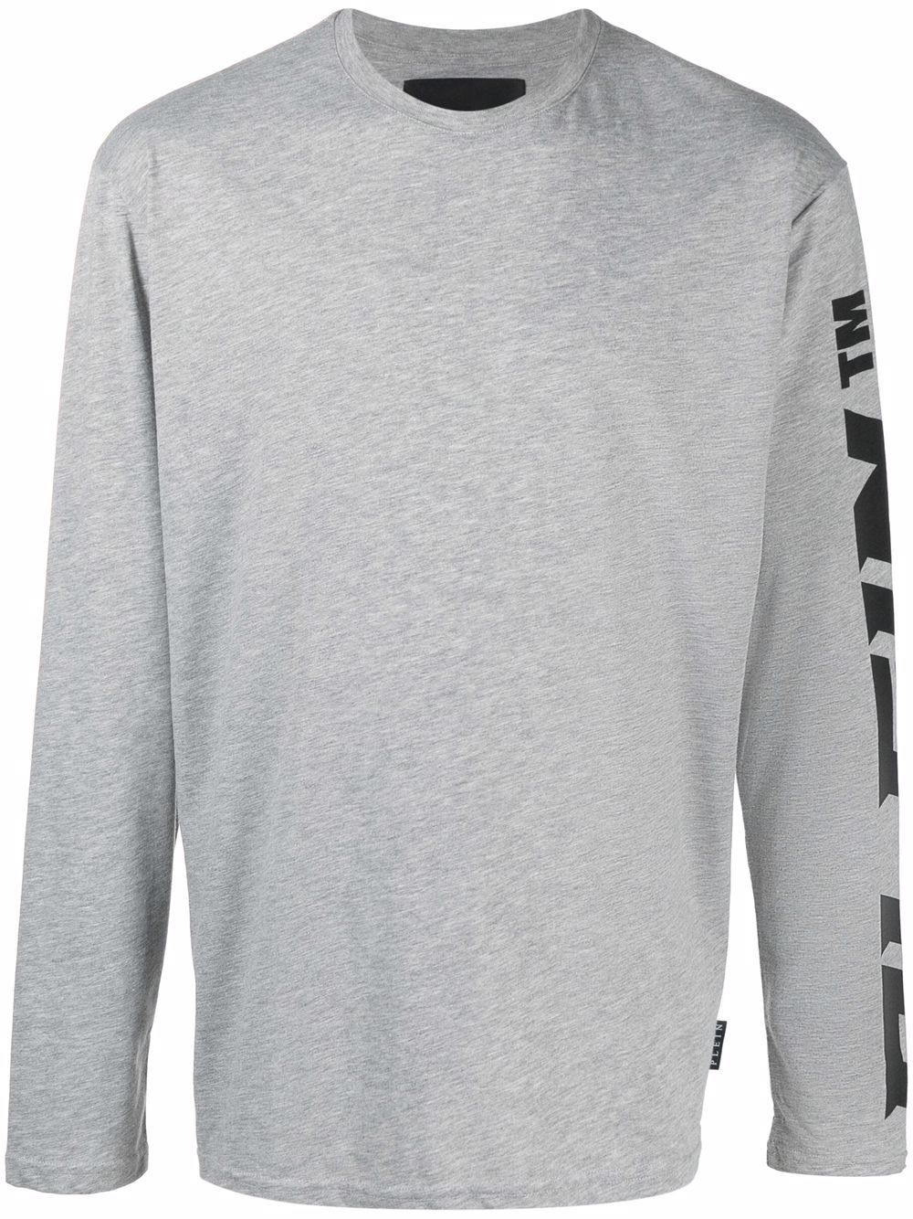 Logo-print long-sleeved T-shirt - Green
