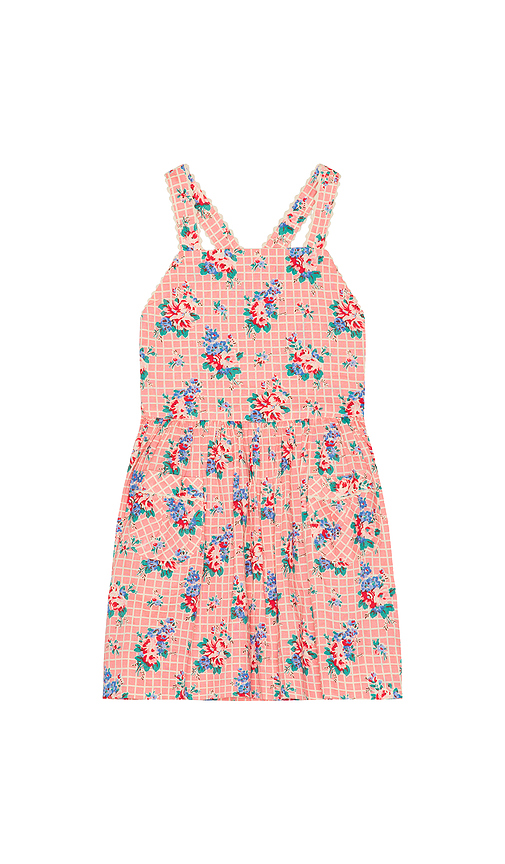 Polo Ralph Lauren Sleeveless Cotton Floral Pinafore Dress in Ellis Floral. 5 also