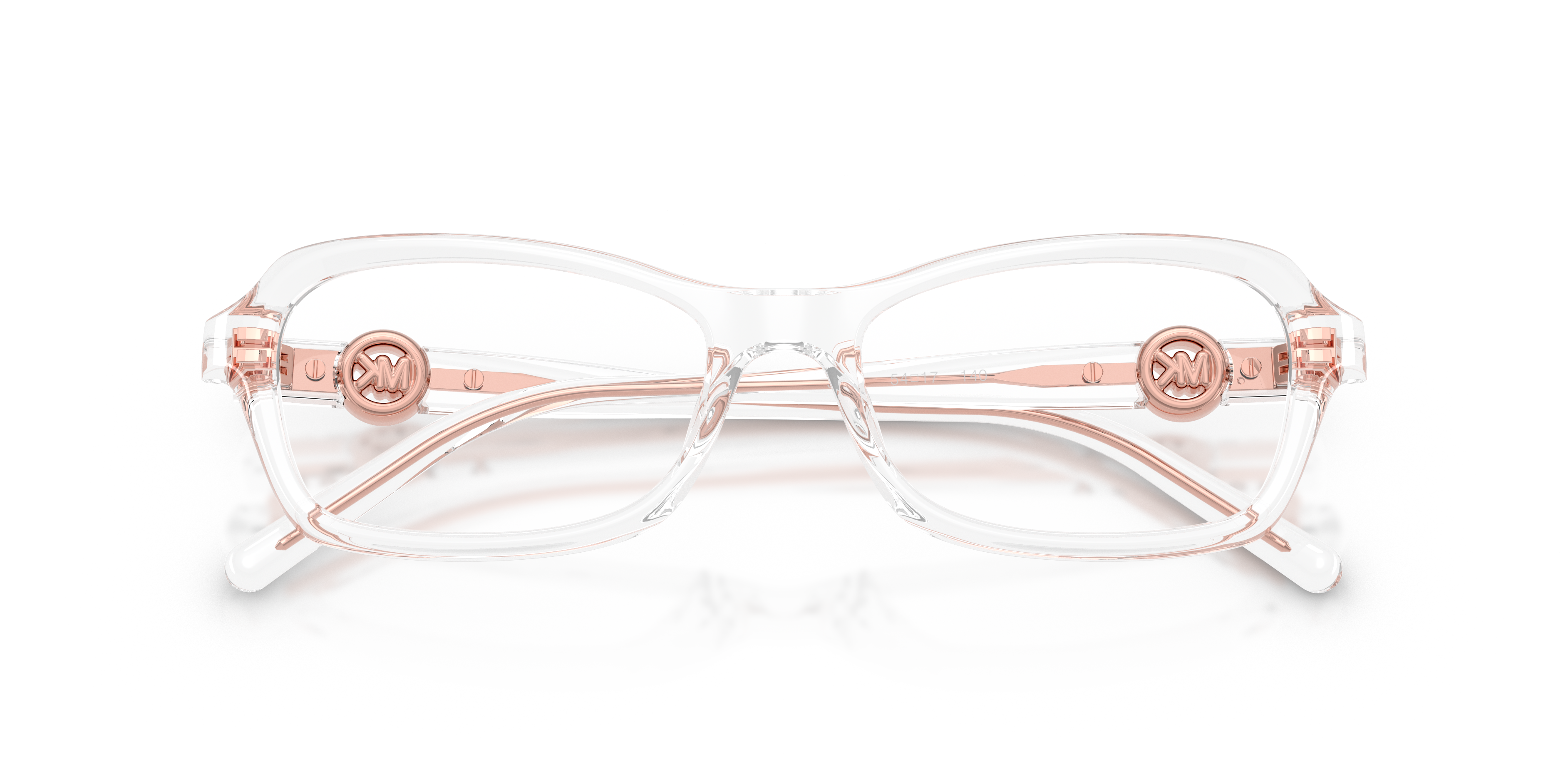 Michael Kors Mujer Michael Kors MK4182U HAKONE 3015 Monturas ópticas Inyectado Transparente Transparente Redonda Norma
