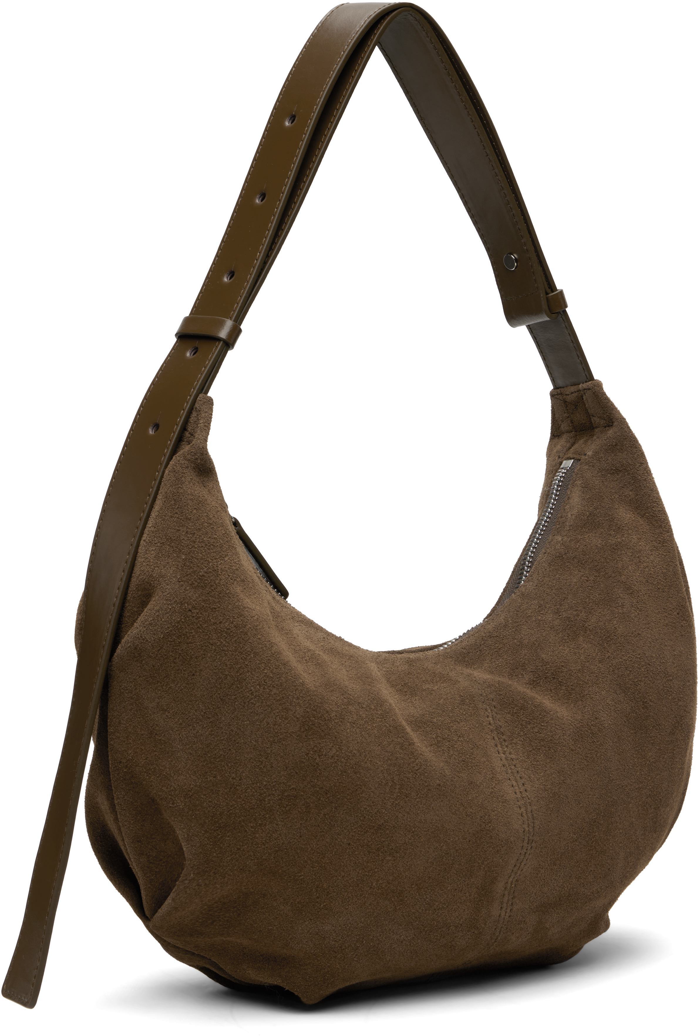 Brown Ht Suede Shoulder Bag