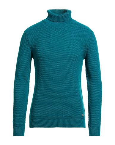 Bl.11 Block Eleven Man Turtleneck Deep teal Size XXL Acrylic