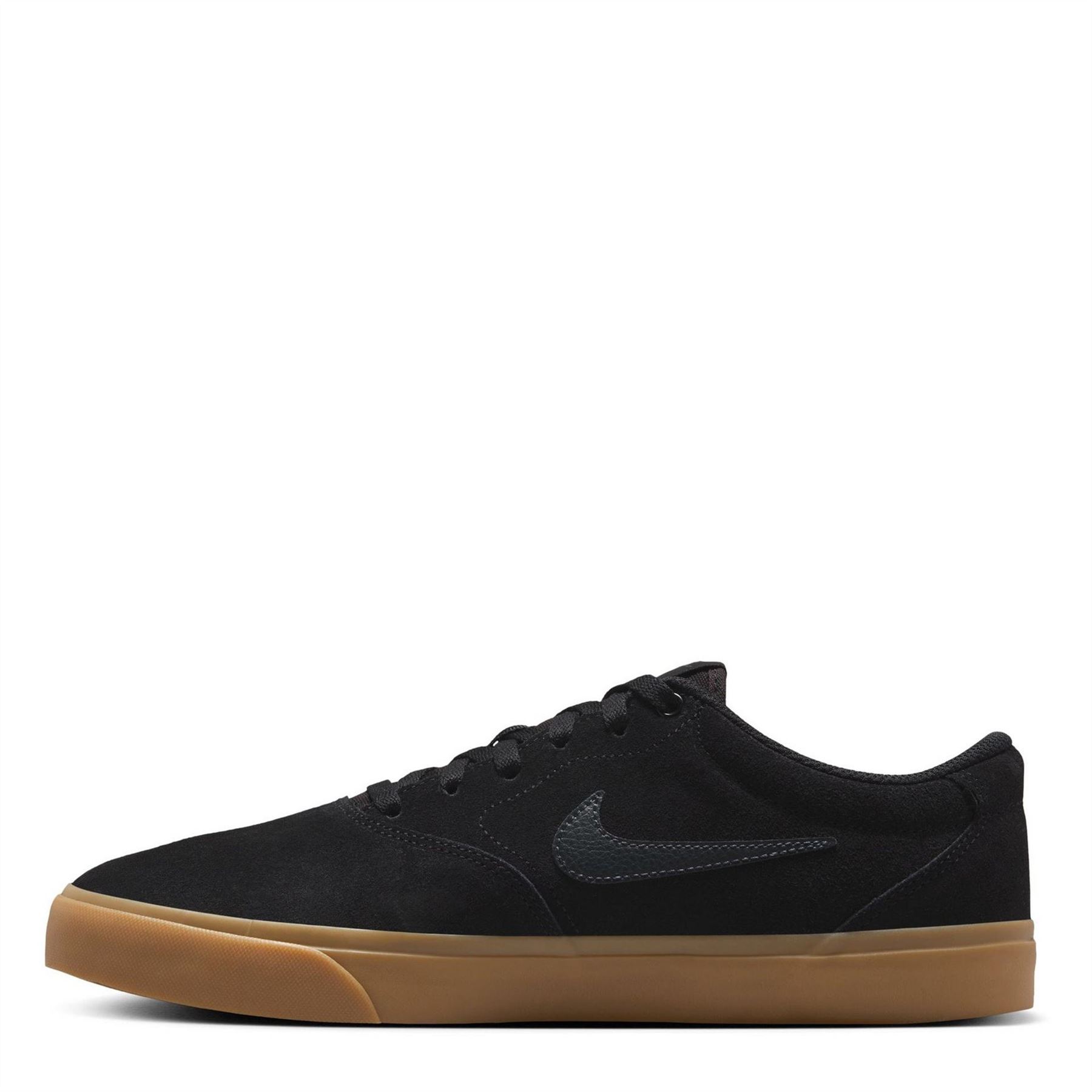 Nike Mens Low Suede Shoes in Black