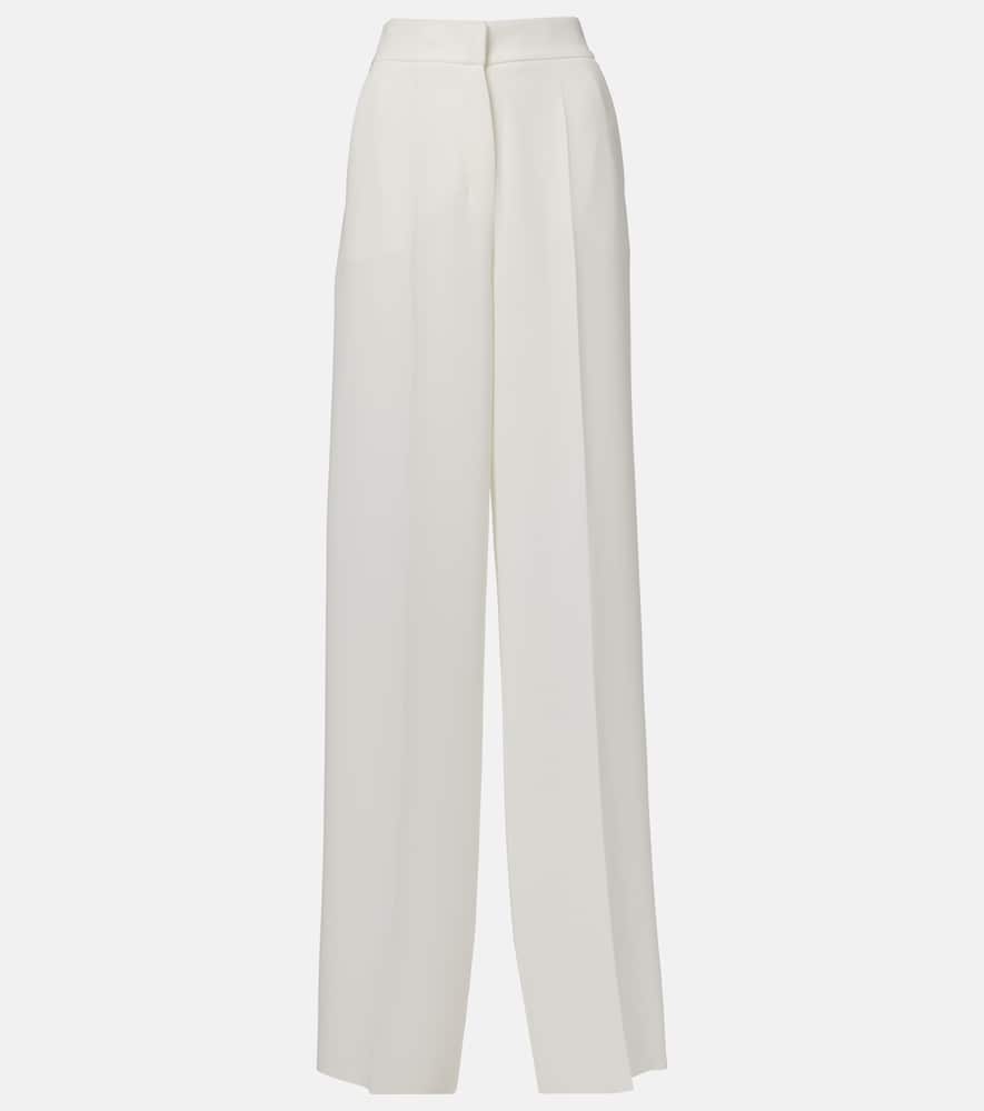 Abetone high-rise cady wide-leg pants
