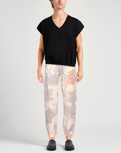 Man Pants Ivory Size M Cotton