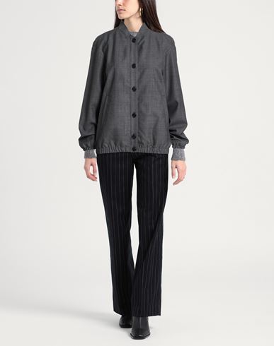 Woman Jacket Charcoal Size 2 Wool