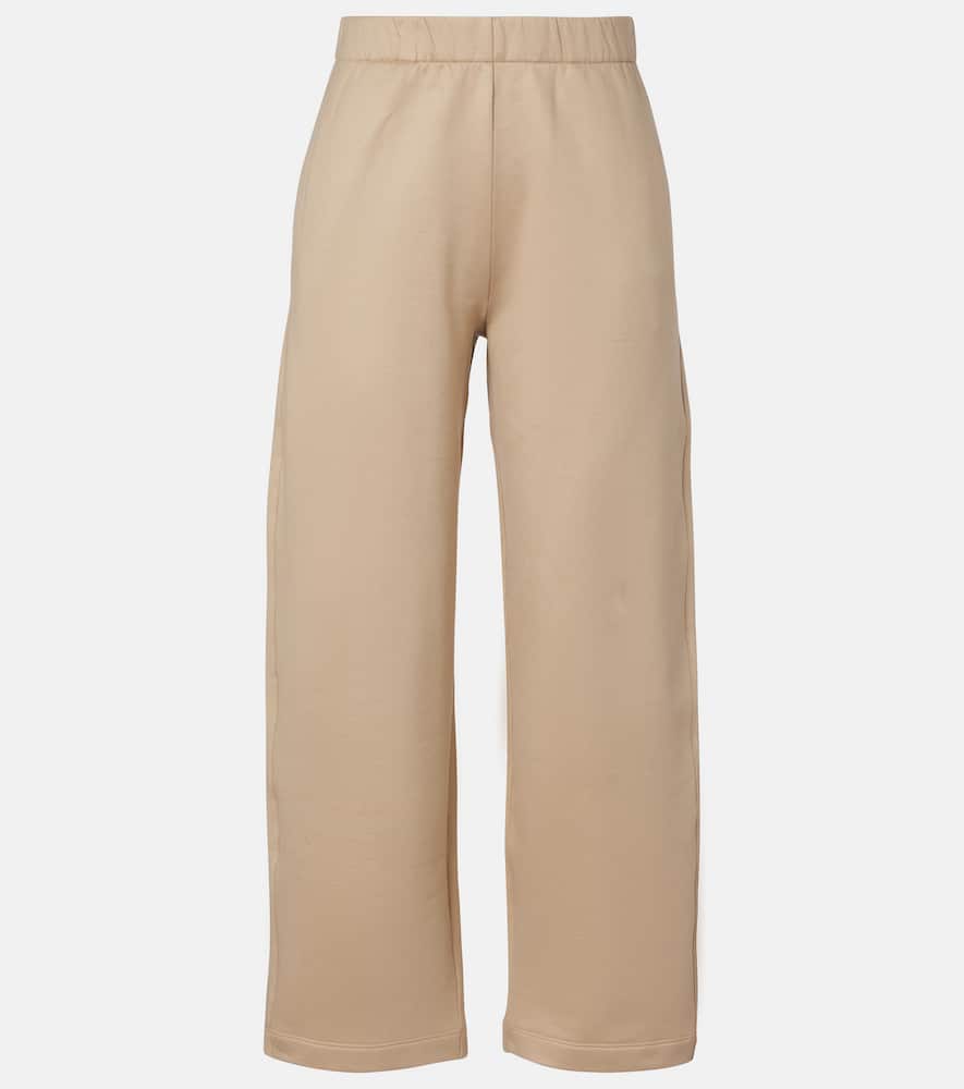 Filovia silk and cotton wide-leg pants