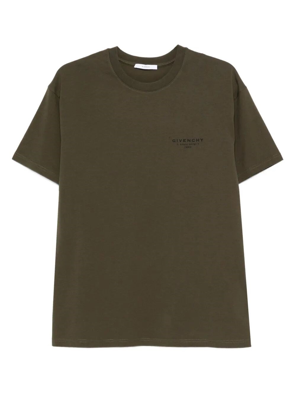 Cotton T-Shirt With Stamp Print