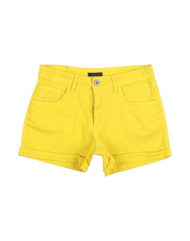 J'aime' Kid Girl Shorts & Bermuda Shorts Yellow Size 14 Cotton, Elastane