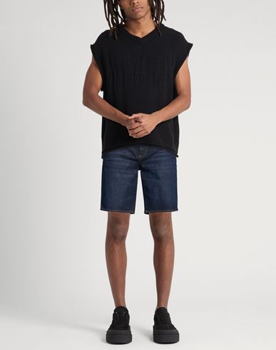 Man Denim shorts Blue Size 28 Cotton, Elastane