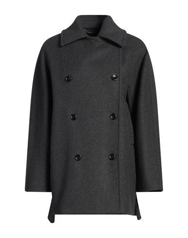 Woman Coat Lead Size 6 Virgin Wool, Cashmere