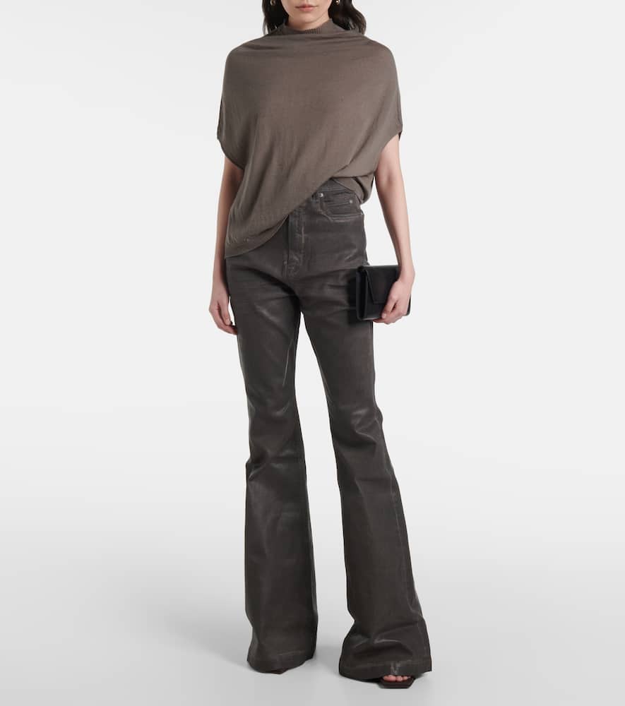 Wool turtleneck top