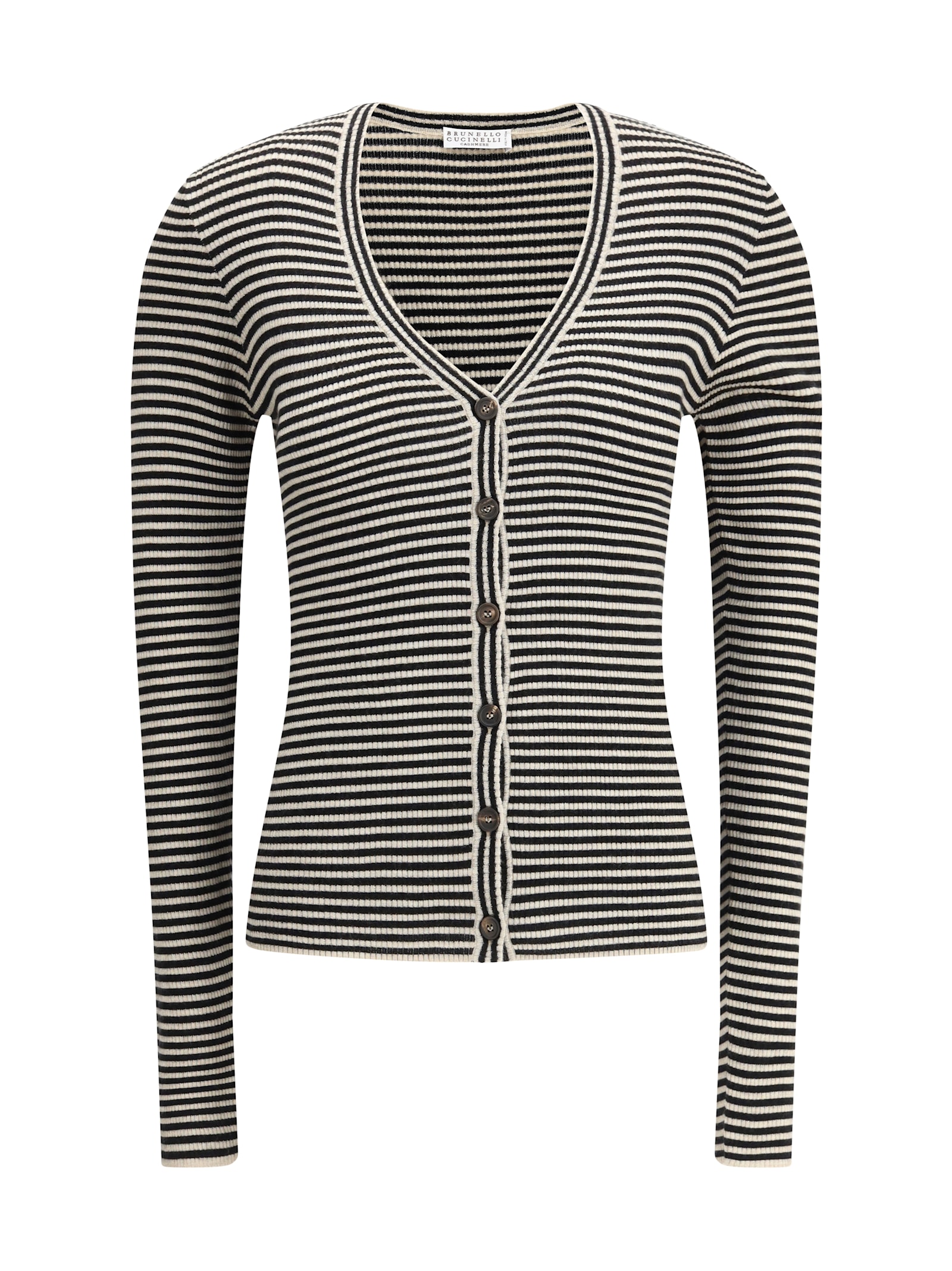 Striped cardigan - Black