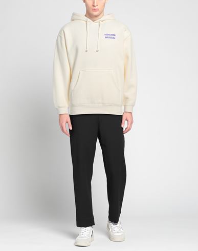 Man Sweatshirt Beige Size S Cotton, Polyester