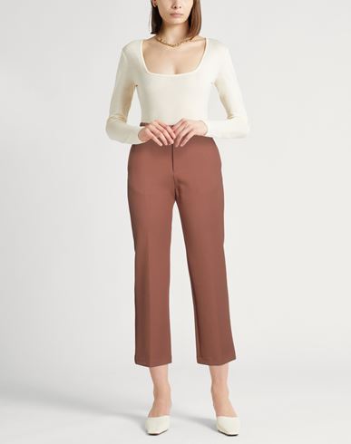 Woman Pants Brown Size 4 Cotton