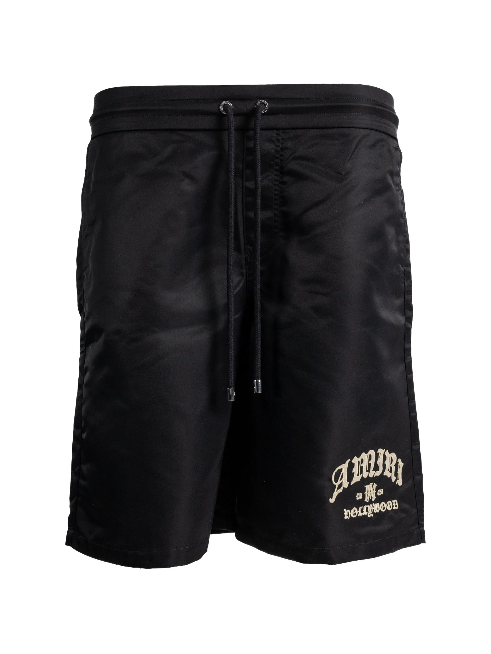 Mini Drawstring Shorts with Logo Patch