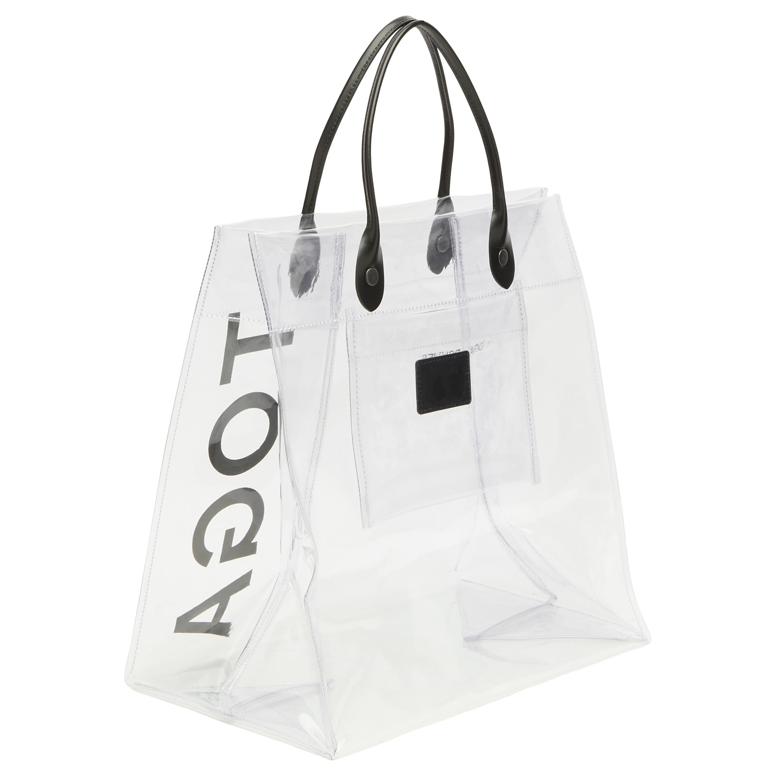 TOGA Logo Tote Bag PVC Clear