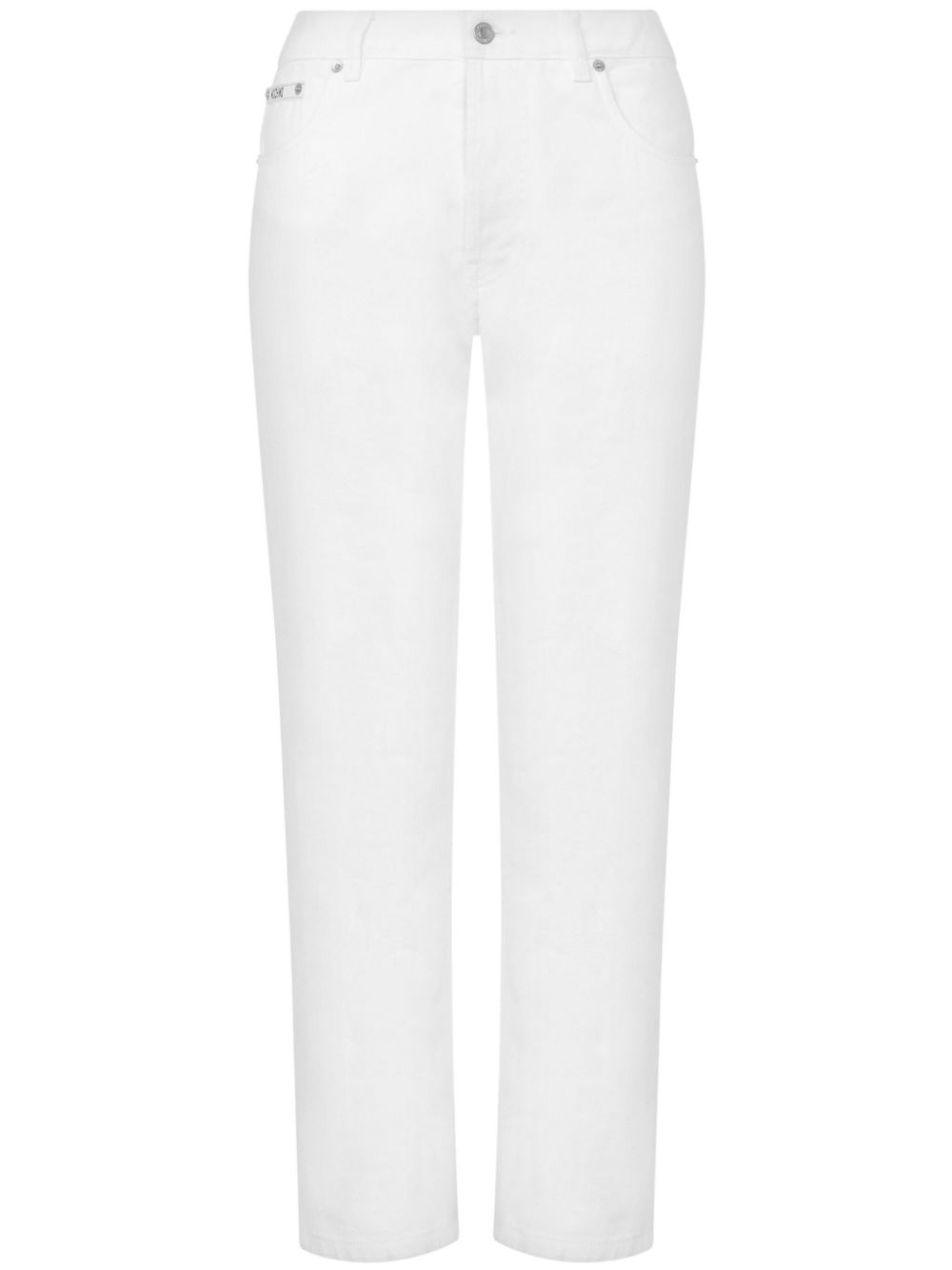Cropped trousers - White