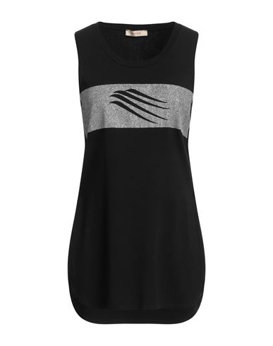 Woman Tank top Black Size 8 Viscose, Elastane