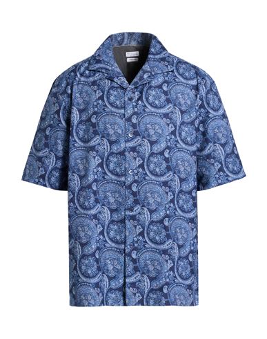 Man Shirt Blue Size L Cotton