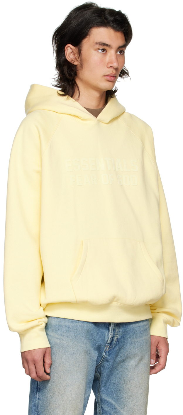 Yellow raglan hoodie