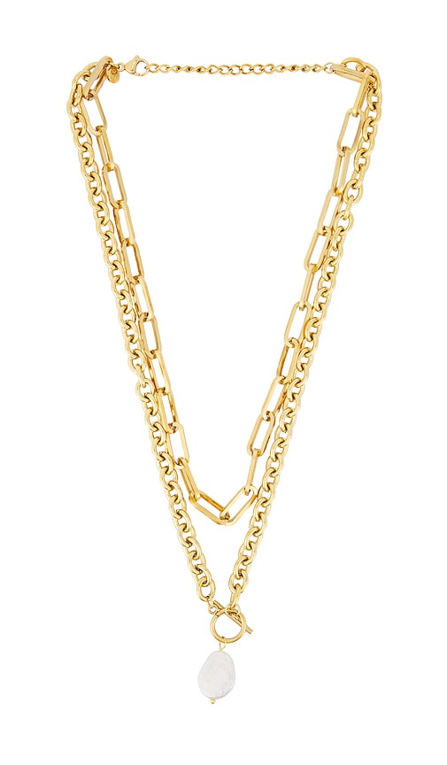 Petit moments Reading Necklace in Metallic Gold