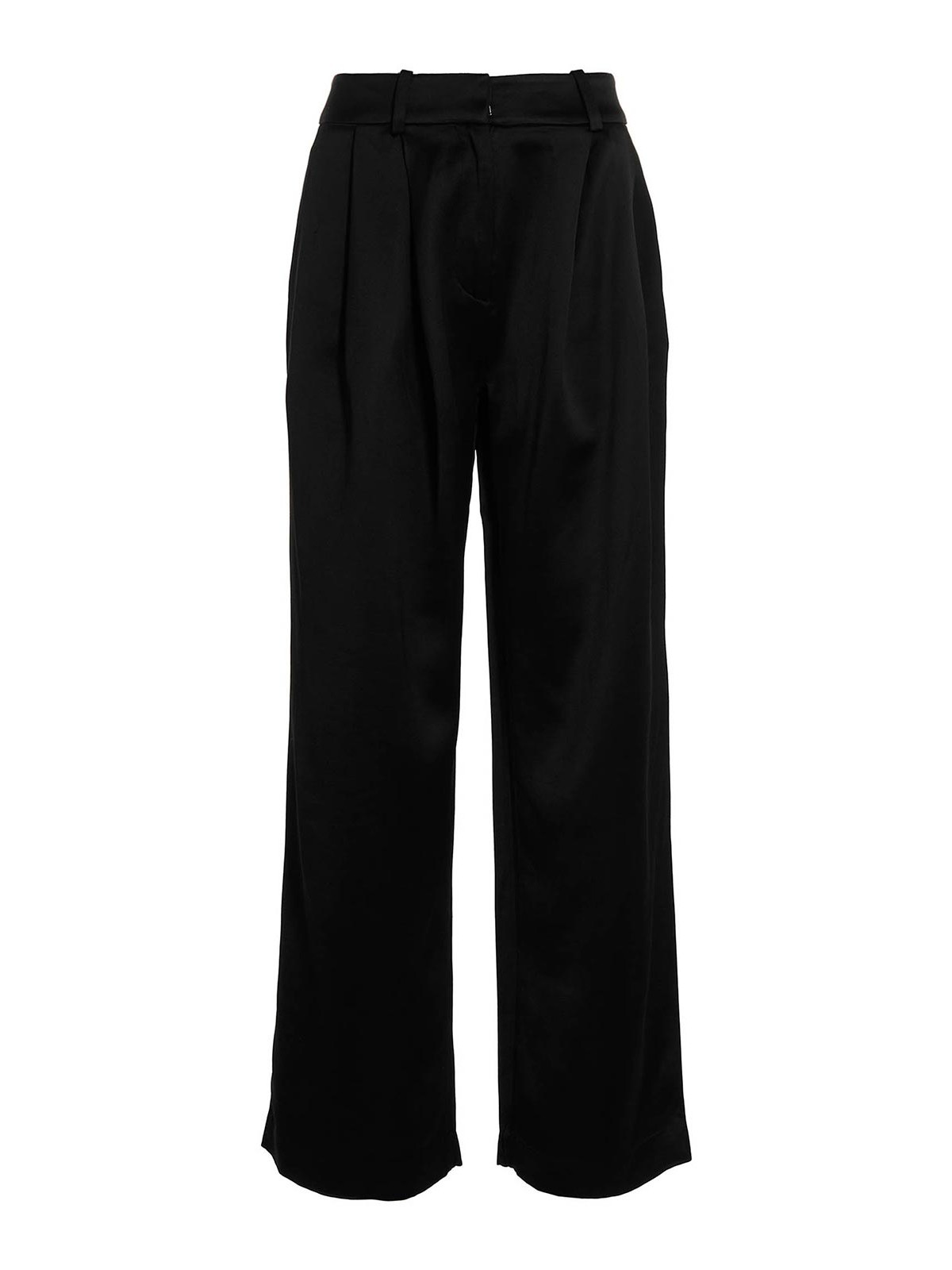 Pants with front pleats