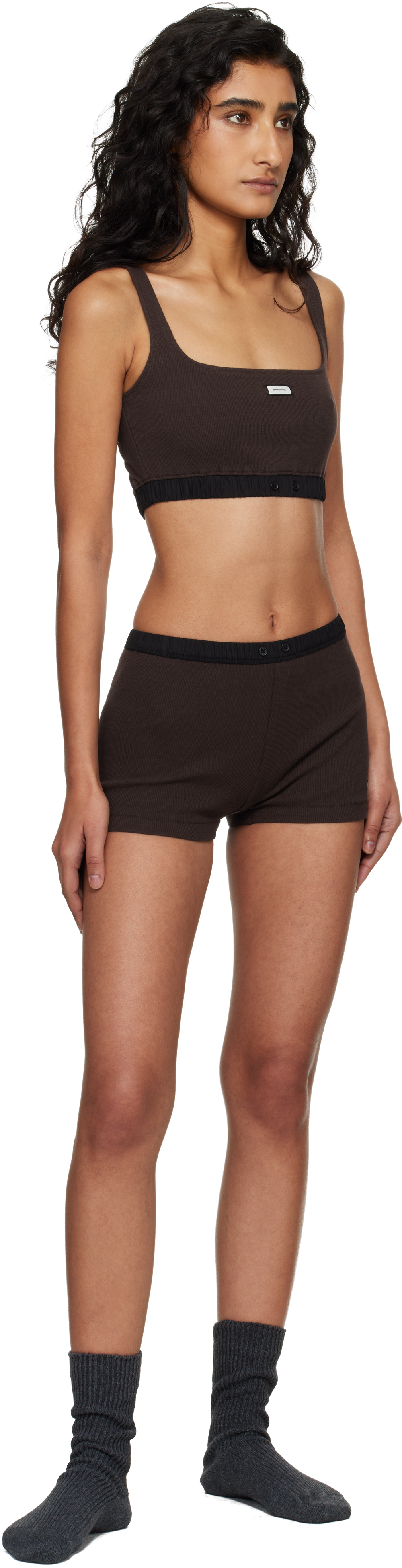 Brown Lounge Shorts