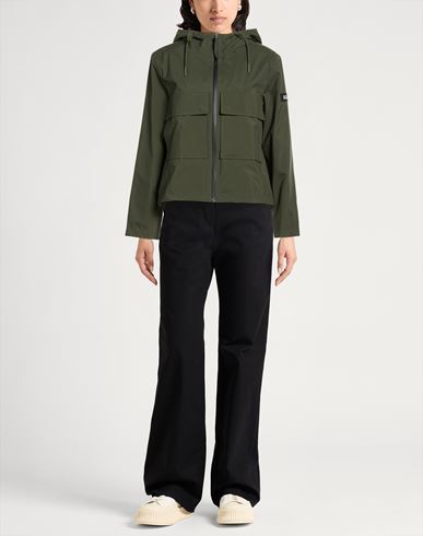 Woman Jacket Military green Size 2 Polyamide