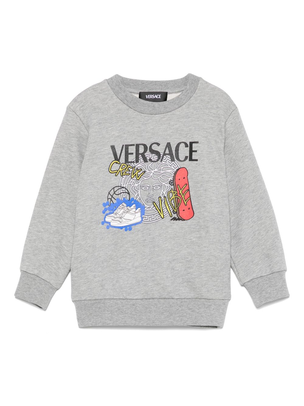 Medusa-print sweatshirt - Grey