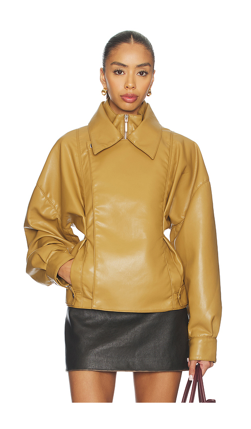 ET OCHS BLOUSON EN CUIR TANNER en Tan. M. Also en L