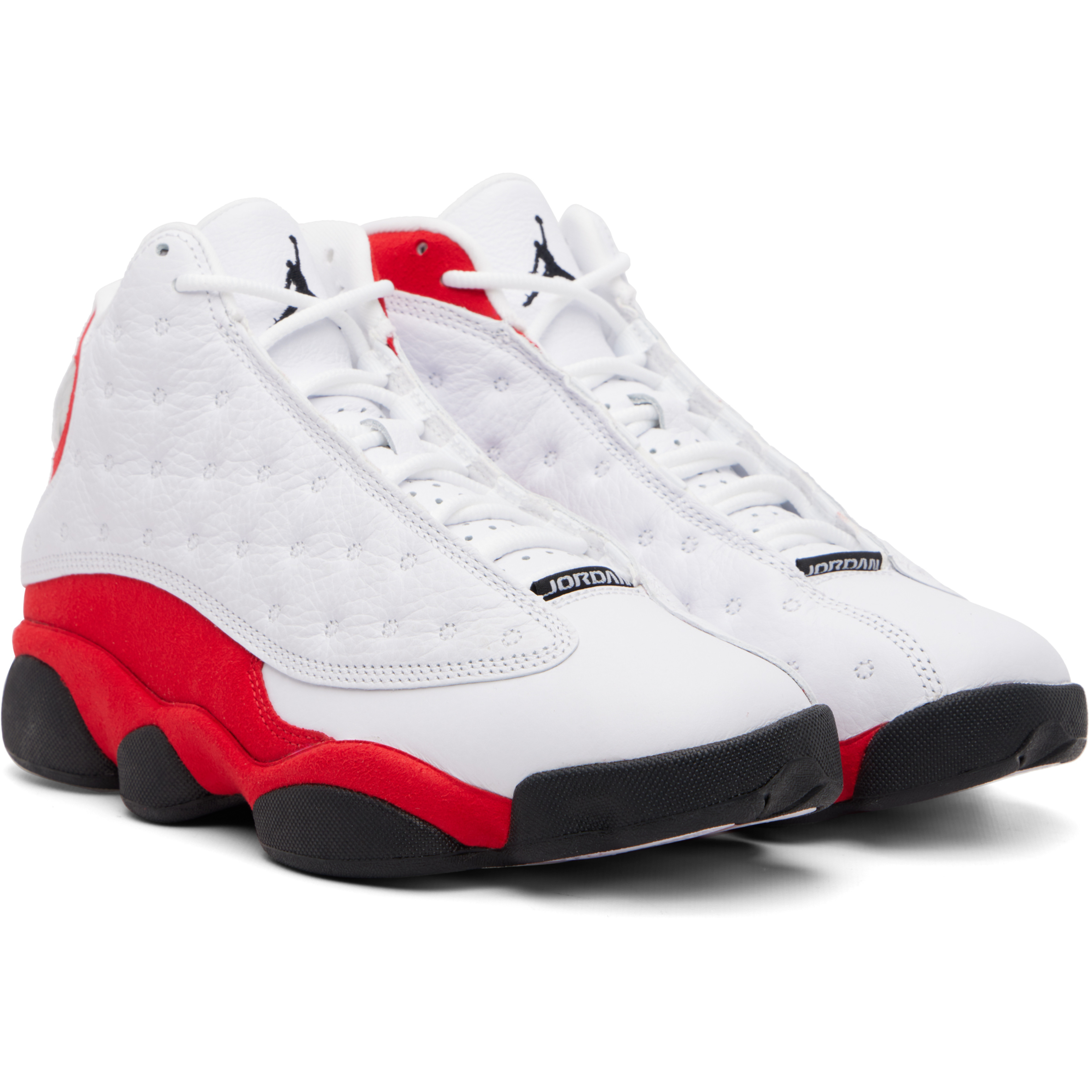 White & Red Air Jordan 13 Retro Sneakers