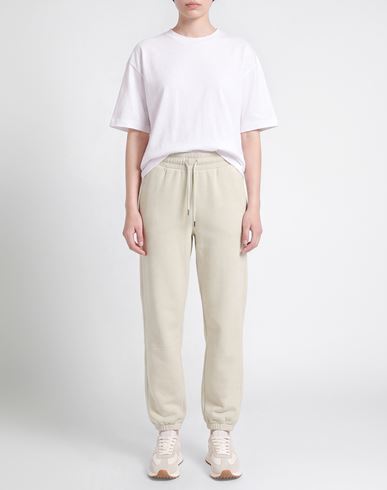 Woman Pants Sage green Size M Cotton, Polyester