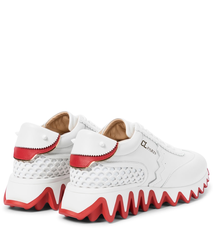 Loubishark leather sneakers
