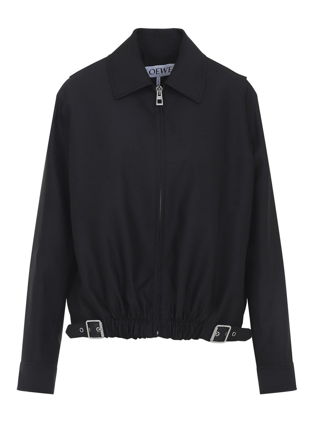 Wool And Silk Jacket Jackets Black
