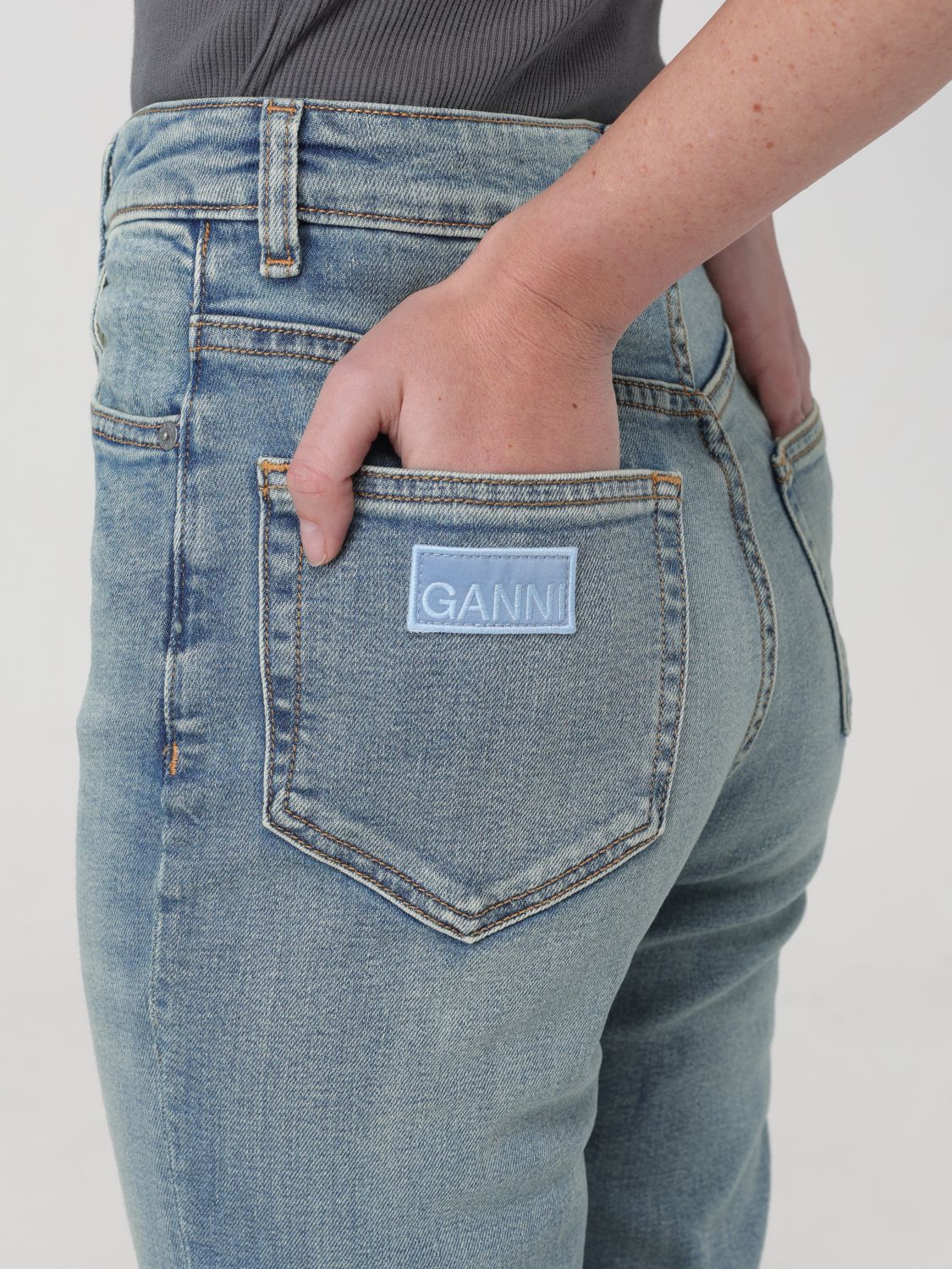 Jeans Woman color Denim