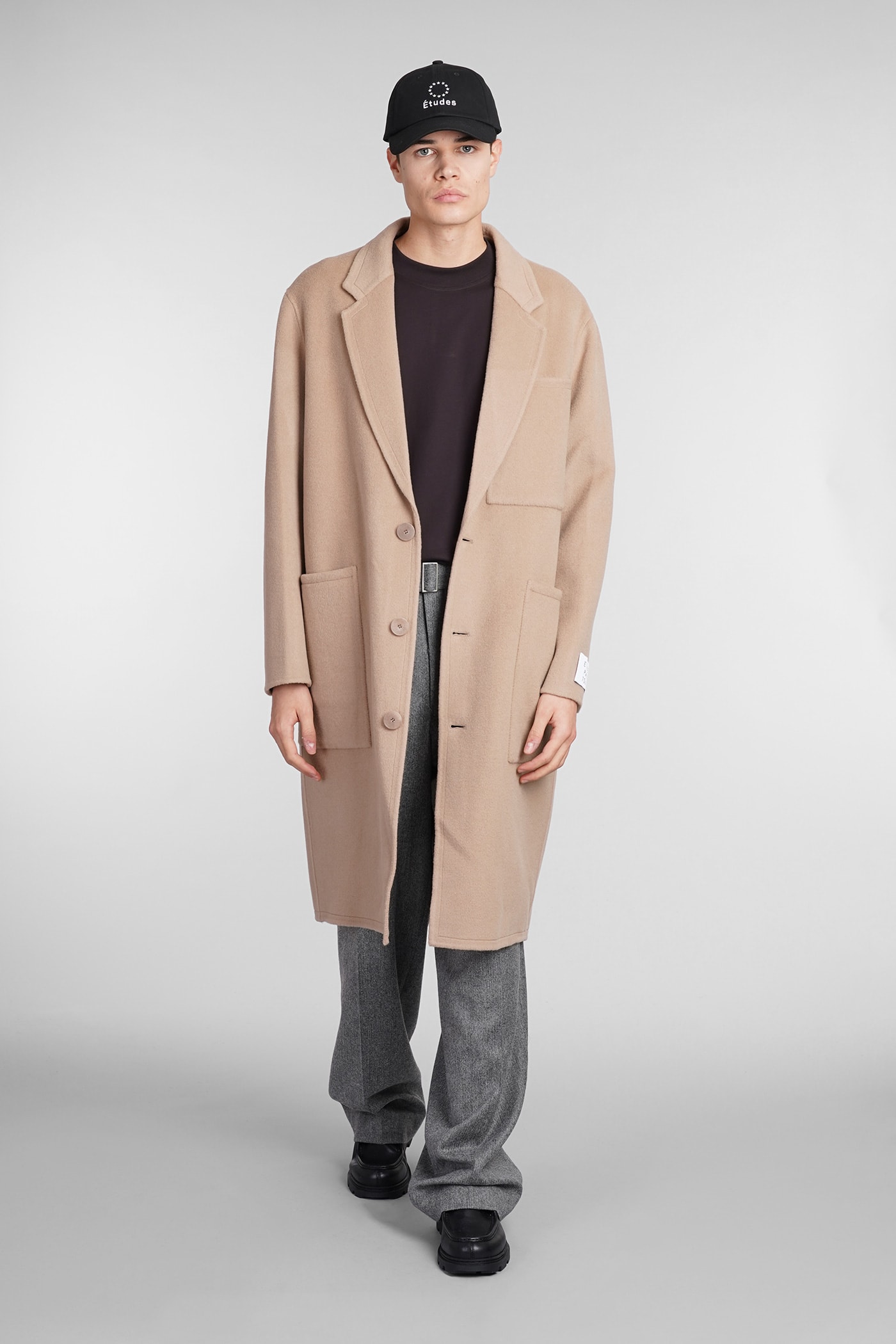 Belted tailored trousers - Grey