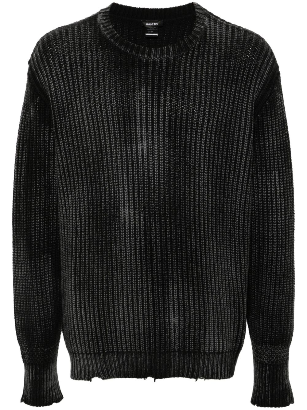 Distressed jumper - Black