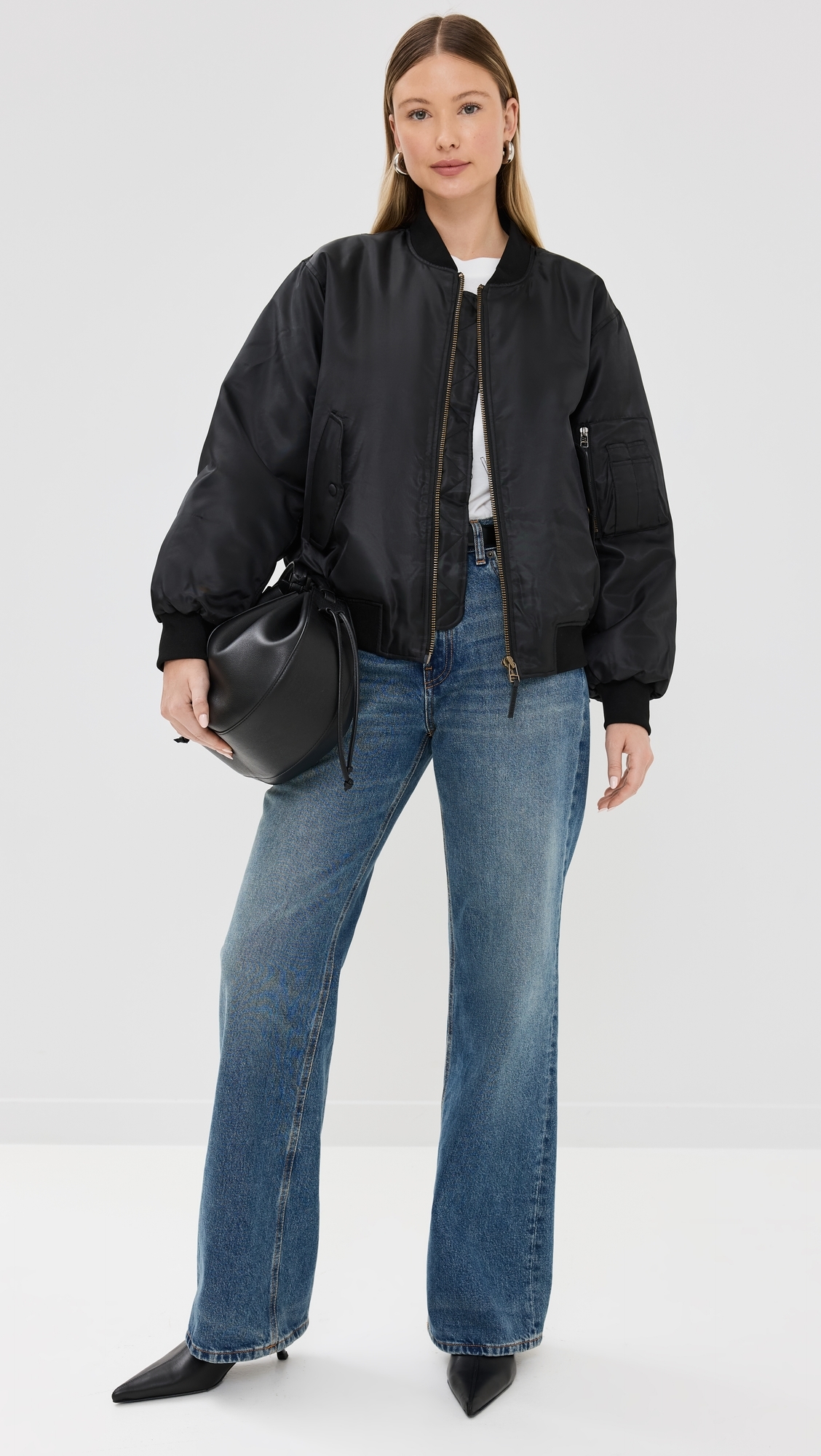 Leon Bomber Jacket Black