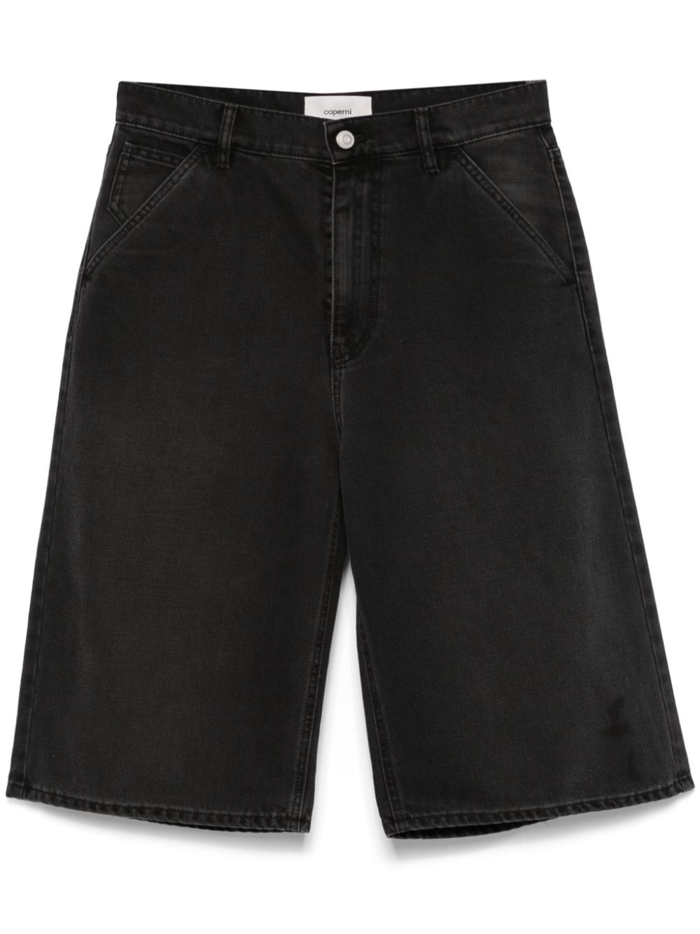 Denim bermuda shorts - Grey